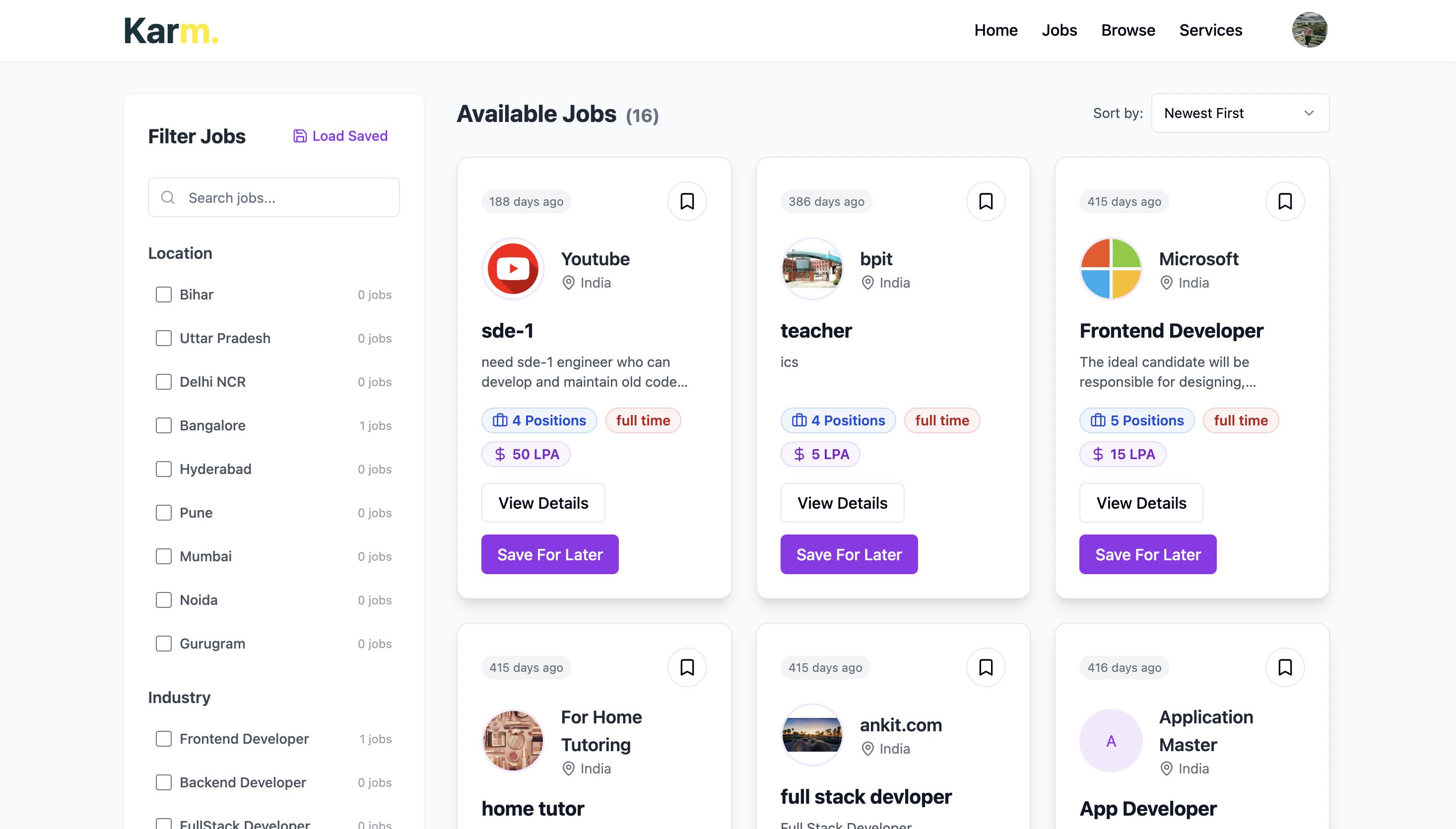 Karm Platform - Features